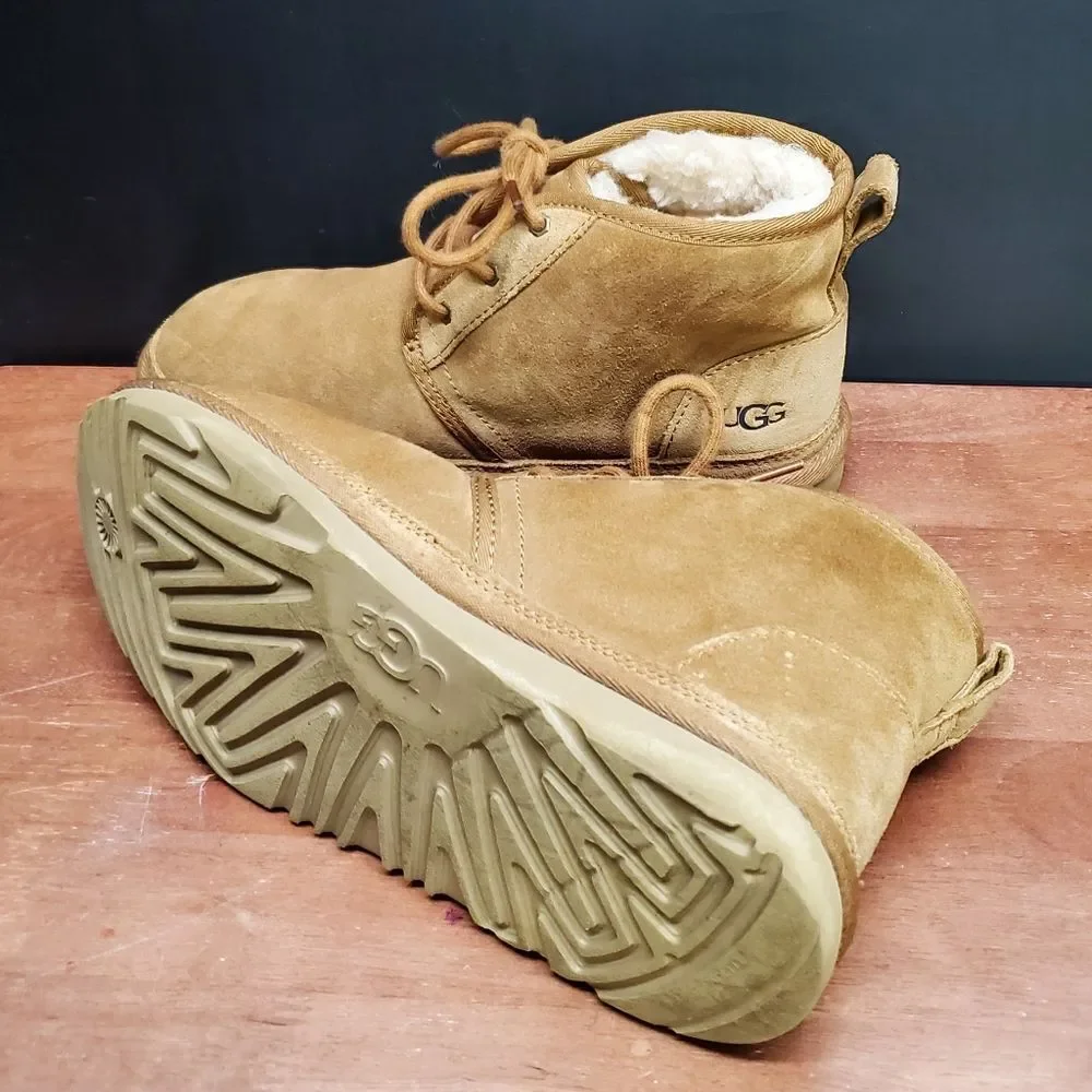 UGG Big Kid's Nuemel II Chukka Chestnut Lace Up in Size 5